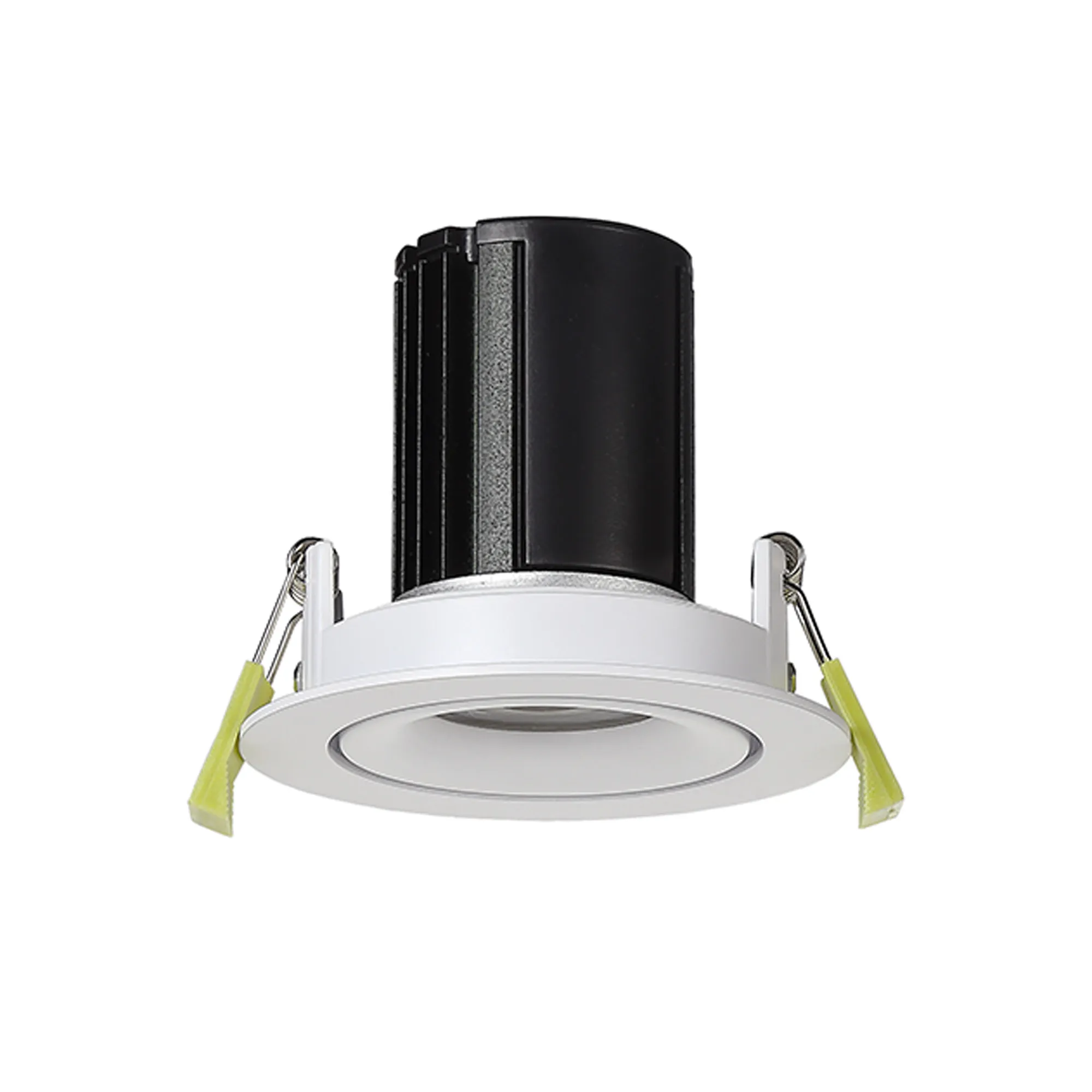 DM201594  Bruve 12 Tridonic powered 12W 2700K 1200lm 12° LED Engine,350mA , CRI>90 LED Engine Matt White  Fixed Recessed Adjustable round Downlight, IP20